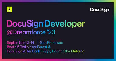 DocuSign Developer rocks Dreamforce 2023!