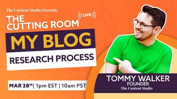 The EXACT Blog Research Process I've Used To Generate Millions of Visitors for Iconic Brands