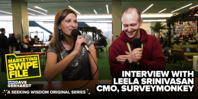 Feedback Is Marketing's Secret Sauce with Leela Srinivasan (CMO at SurveyMonkey)