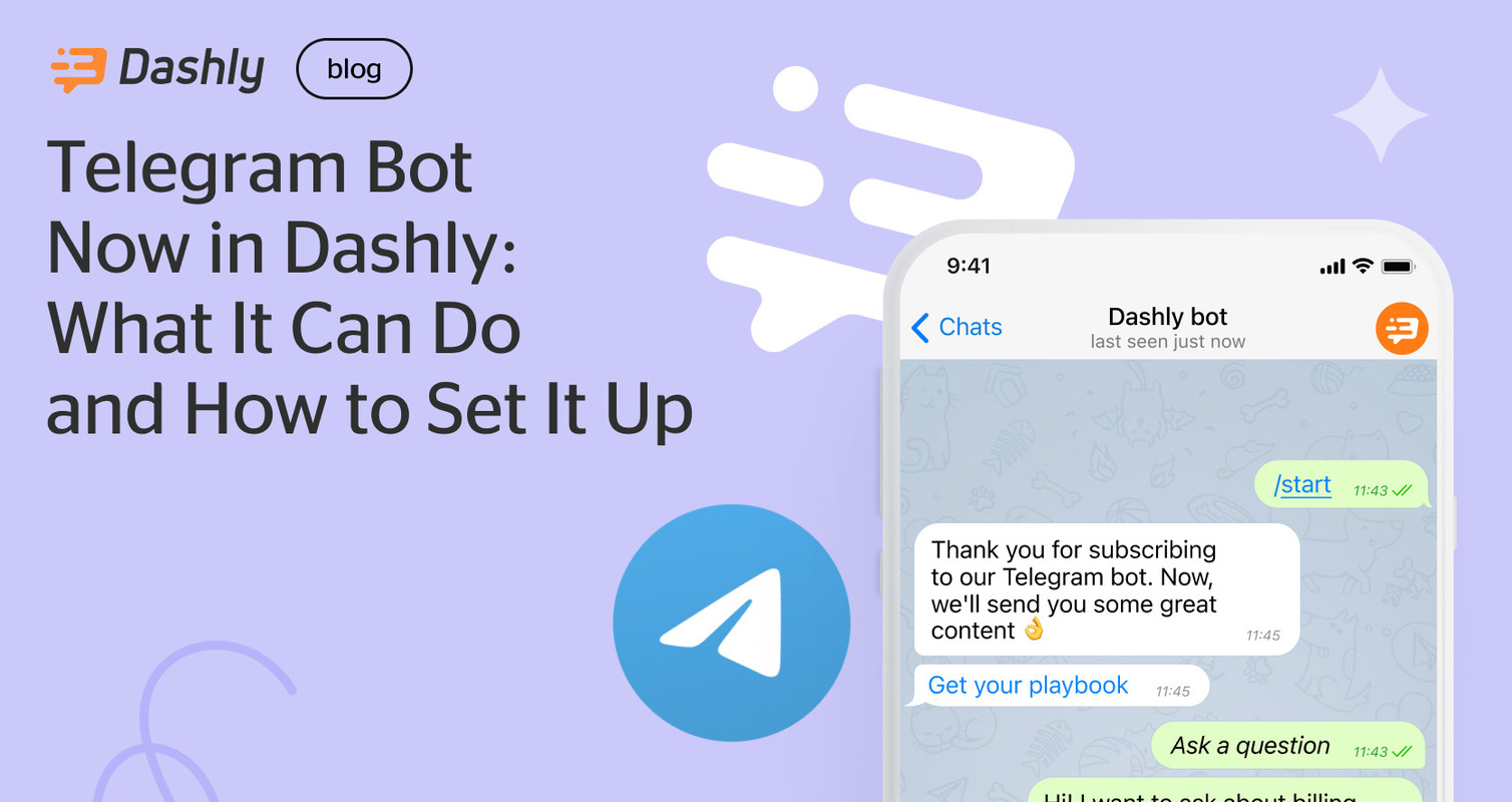 Telegram Bot in Dashly: What It Can Do and How to Set It Up