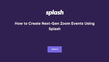 How to Create Next-Gen Zoom Events Using Splash
