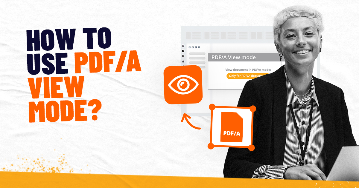 How to use PDF/A view mode?
