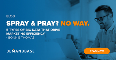 Spray and Pray? No Way. 5 Types of Data that Drive Marketing Efficiency | Account-Based Marketing – Demandbase