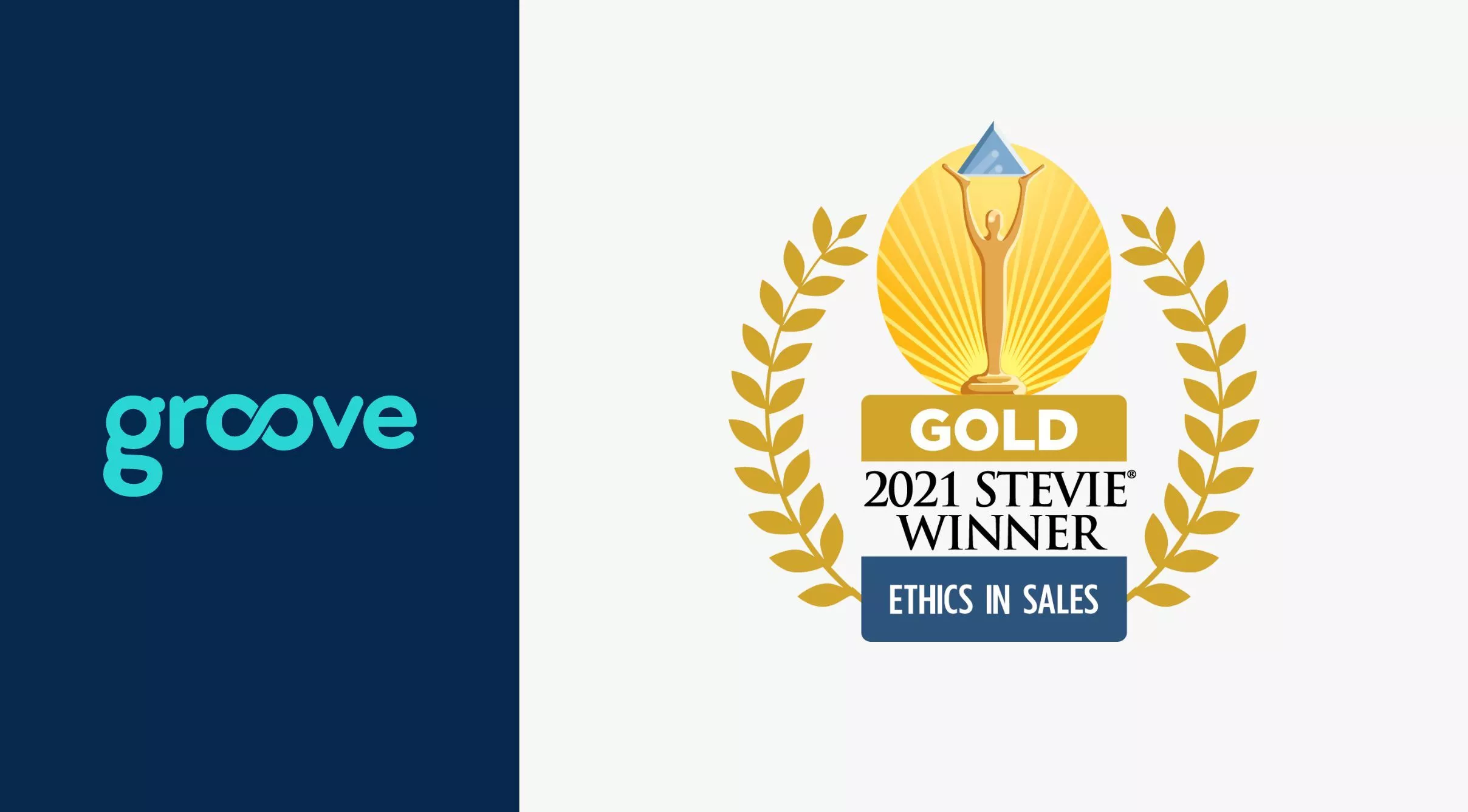 Groove Wins Gold Stevie Award for Ethics in Sales