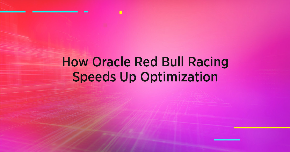 How Oracle Red Bull Racing Uses Automated Personalization