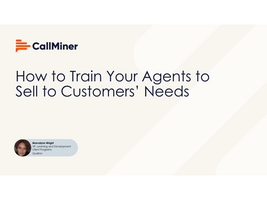 How to Train Your Agents to Sell to Customers Needs