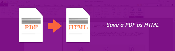 Save a PDF as HTML - Foxit PDF Blog