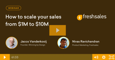 How to scale your sales from $1 Million to $10 Million