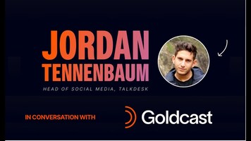 Jordan Tennenbaum's Talk Desk on How to Generate 80 Videos in 2 Months - Goldcast