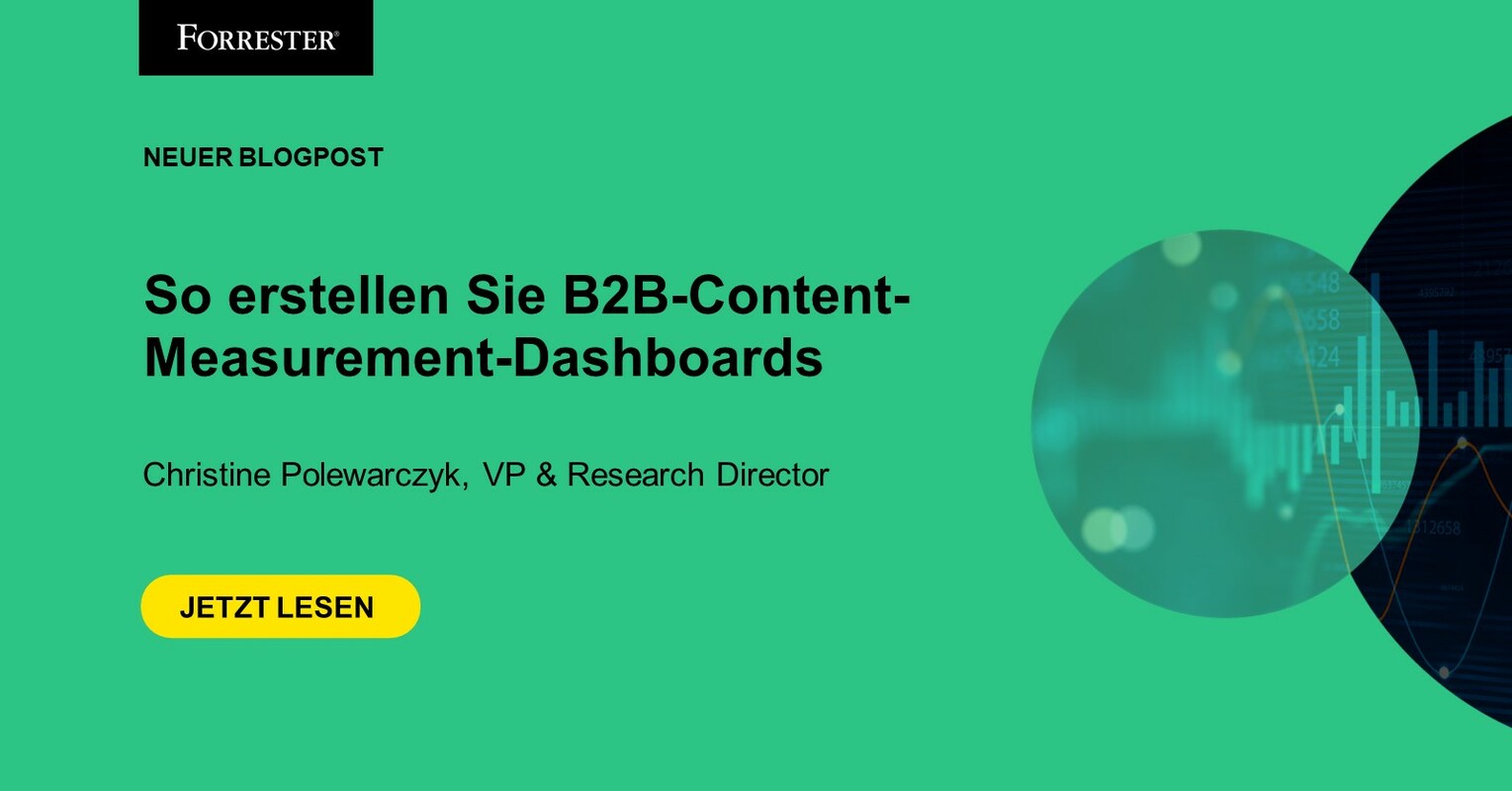 Die Lösung für Ihr Content-Daten-Dilemma: So erstellen Sie B2B-Content-Measurement-Dashboards