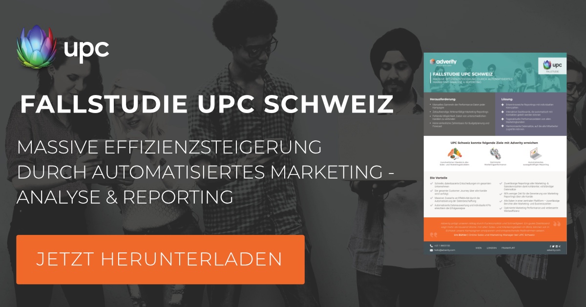 Fallstudie UPC Schweiz: Automatisiertes Marketing-Reporting und Big Data Analysen