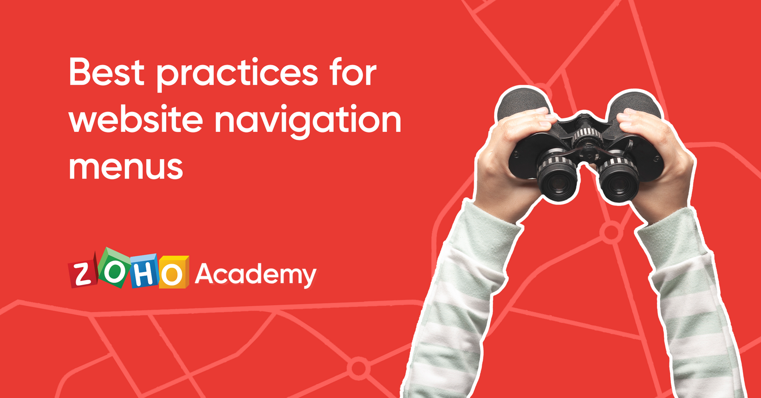 Best Practices for Website Navigation Menus - Zoho Academy