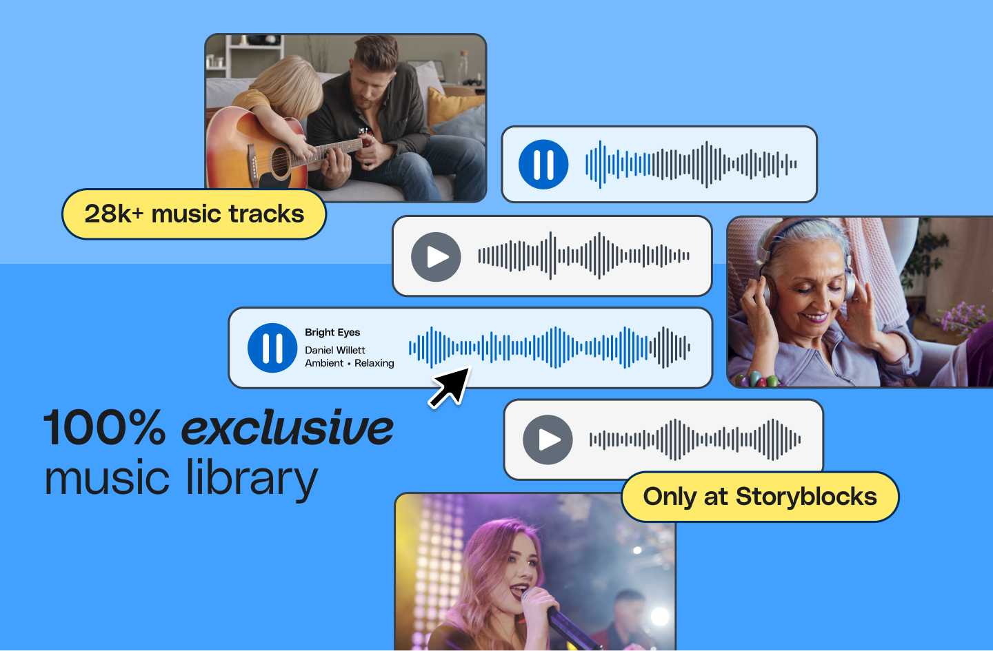 The Storyblocks music library is now 100% exclusive