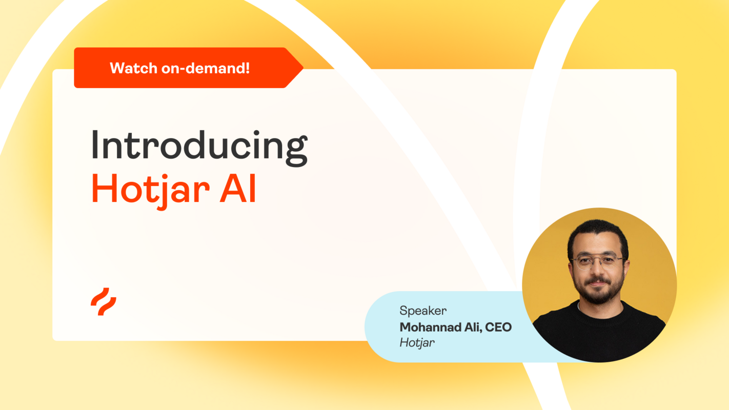 Introducing Hotjar AI: Your New Research Assistant