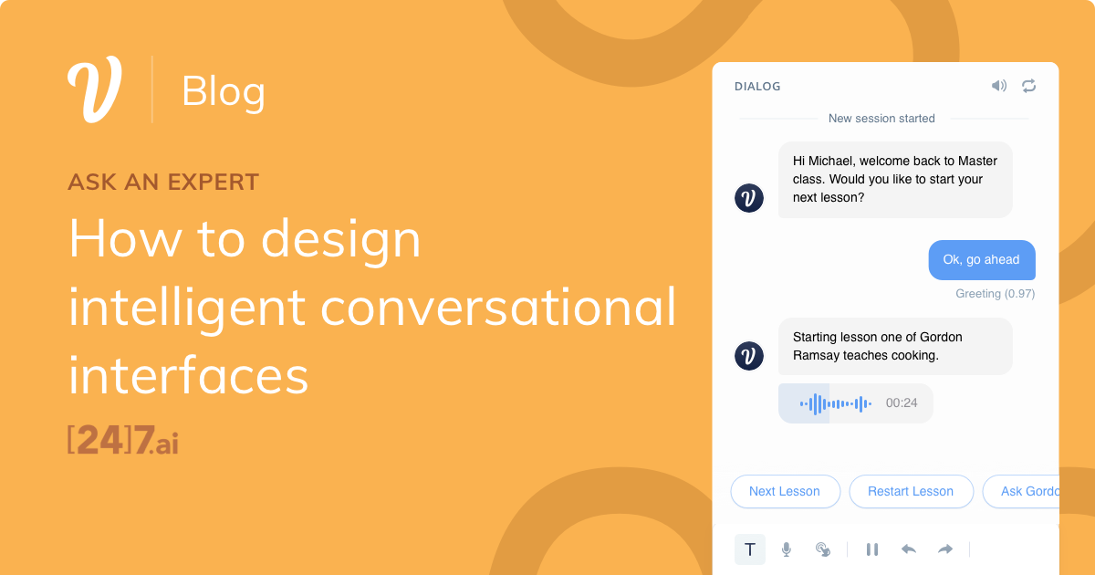 How to design intelligent conversational interfaces
