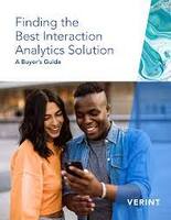 Finding the Best Interaction Analytics Solution 