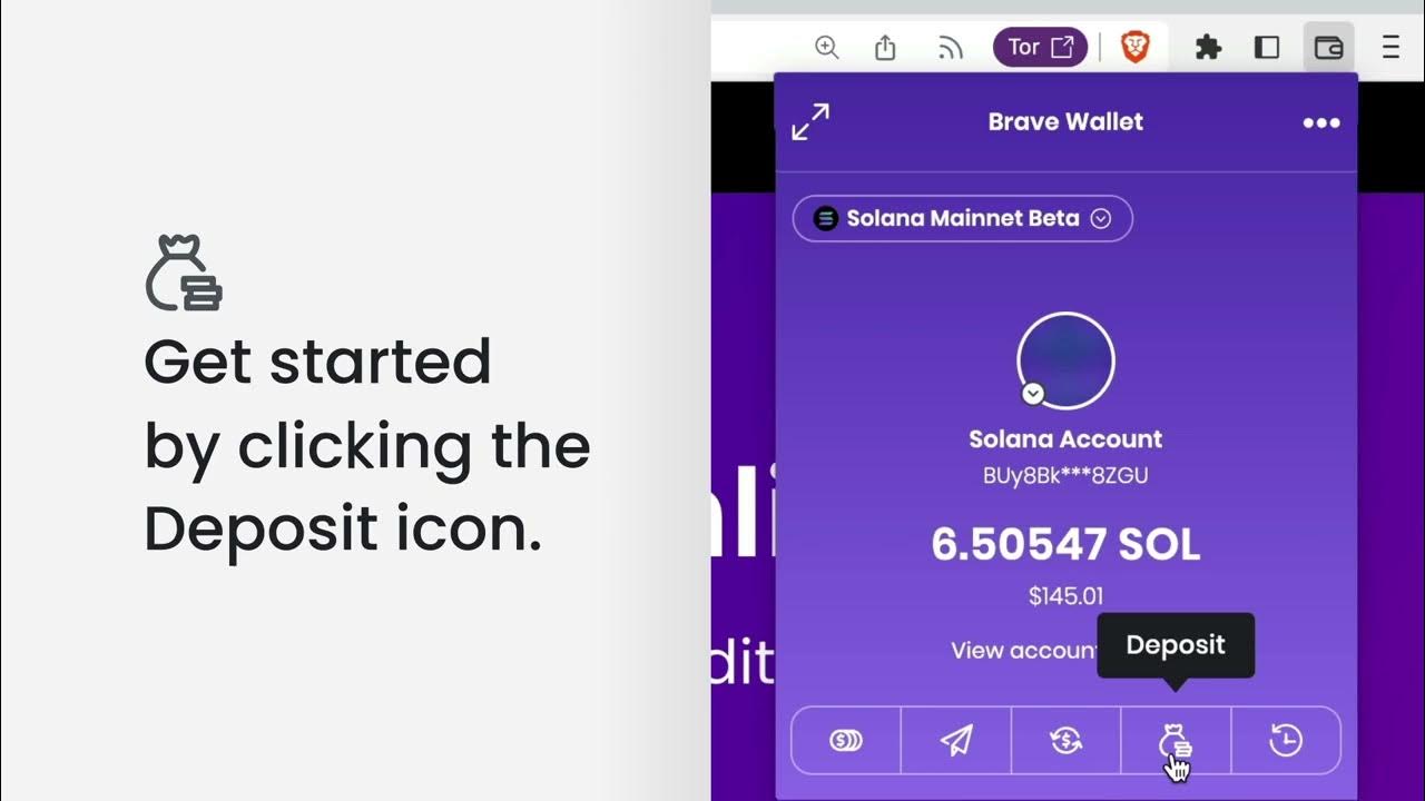 Wallet: Deposit crypto