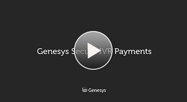 Genesys secure IVR payments