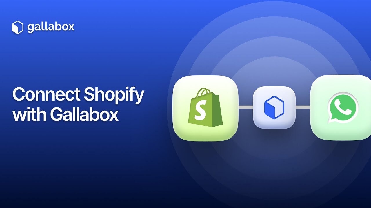 Shopify Integration Part - 01 | Connect your Shopify with Gallabox