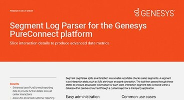 Segment Log Parser for the Genesys PureConnect platform