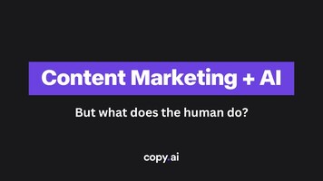 Content Marketing + AI: But Where's the Human in the Loop?