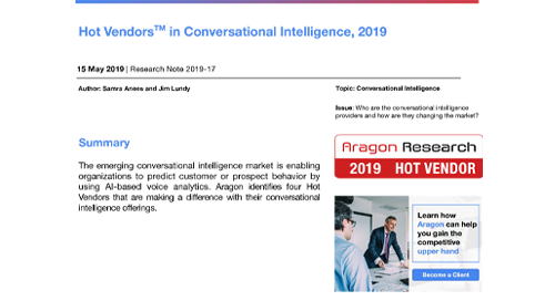 Hot Vendors in Conversational Intelligence, 2019-Chorus