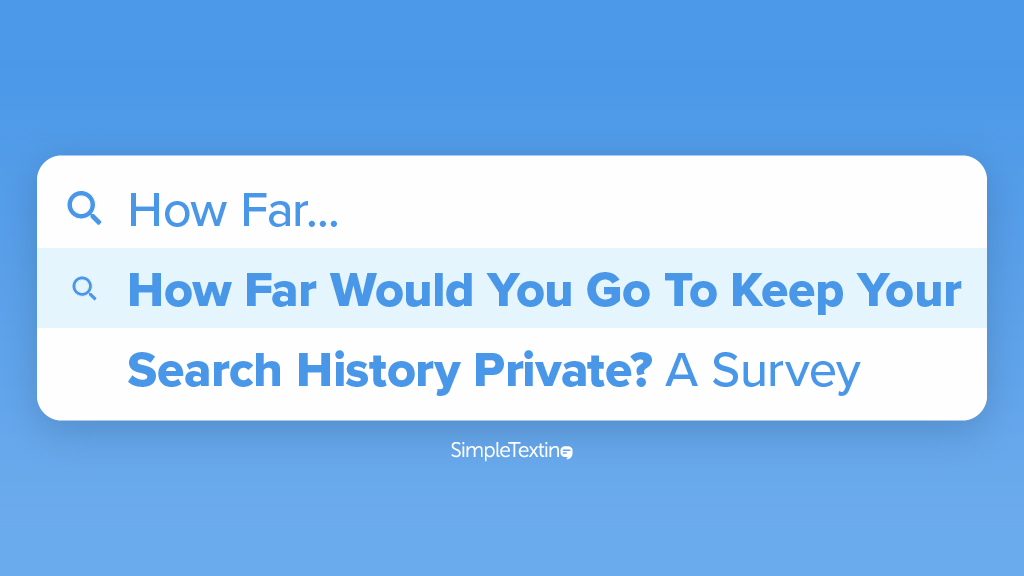 How far would you go to keep your search history private?
