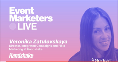 Events Marketers Live with Veronika Zatulovskaya
