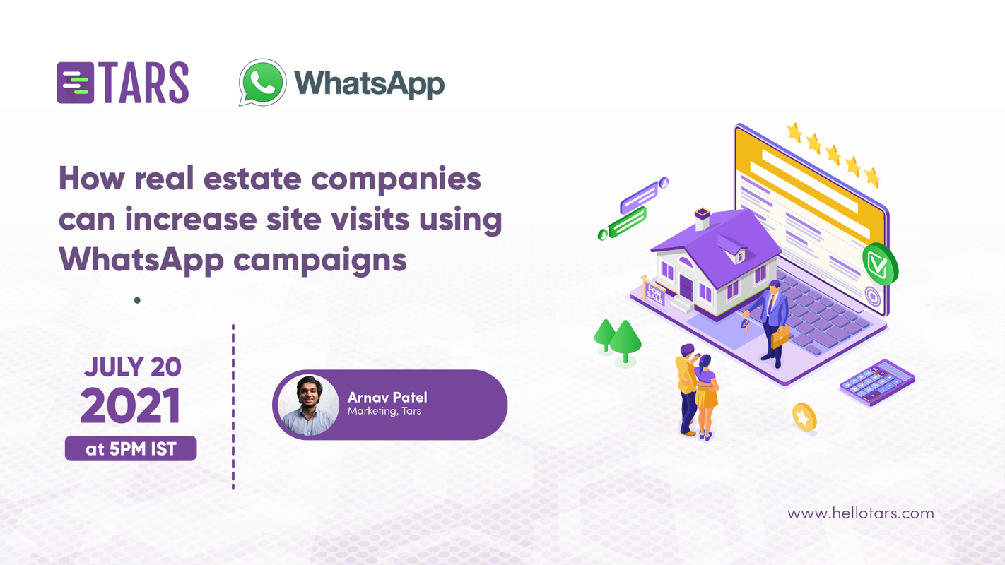 How real estate companies can increase site visits using WhatsApp campaigns