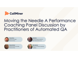 Moving the Needle: A Performance Coaching Panel Discussion by Practitioners of Automated QA