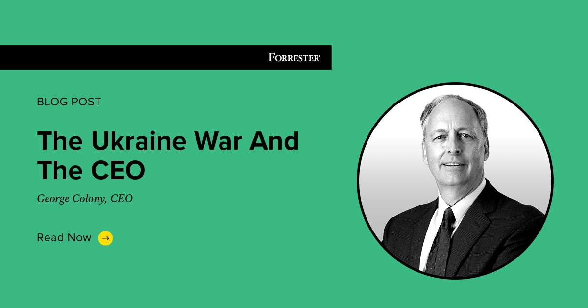 The Ukraine War And The CEO