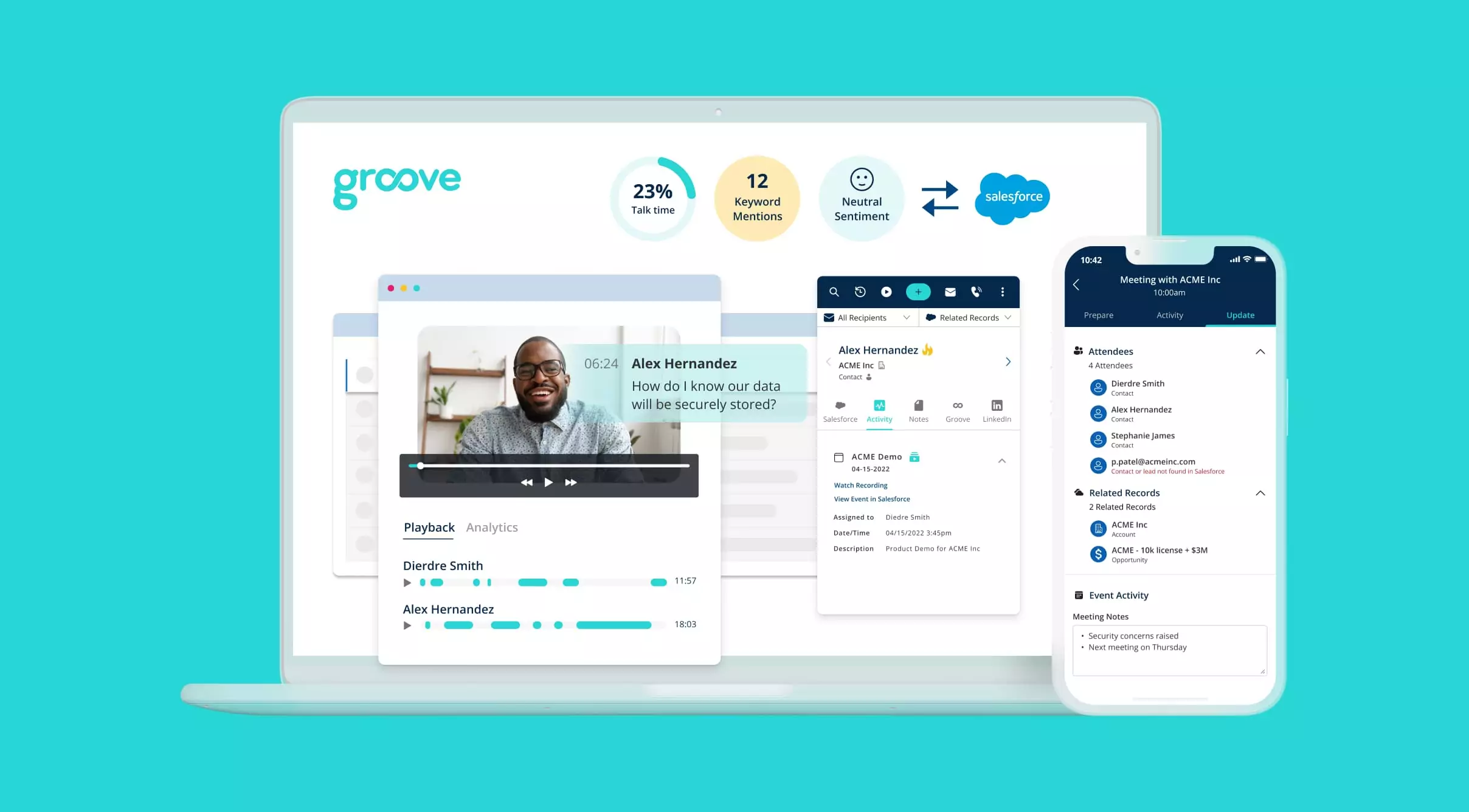 Groove Brings Sales Productivity to Where Sellers Work with Groove Conversations and Groove+ Mobile Application
