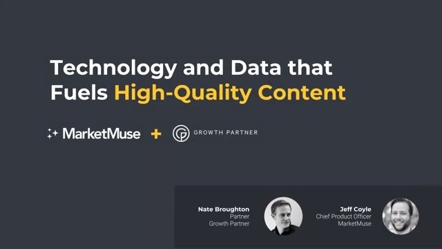 Technology and Data that Fuels High-Quality Content