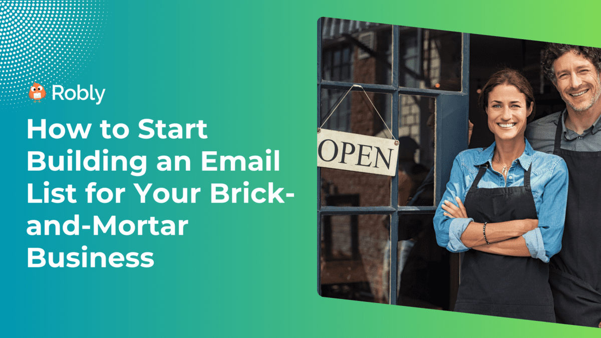 How to Start Building an Email List for Your Brick-and-Mortar Business