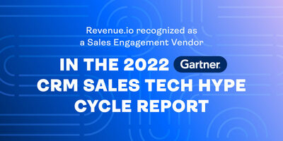 Revenue.io Recognized in Gartner's CRM Sales Tech Hype Cycle Report