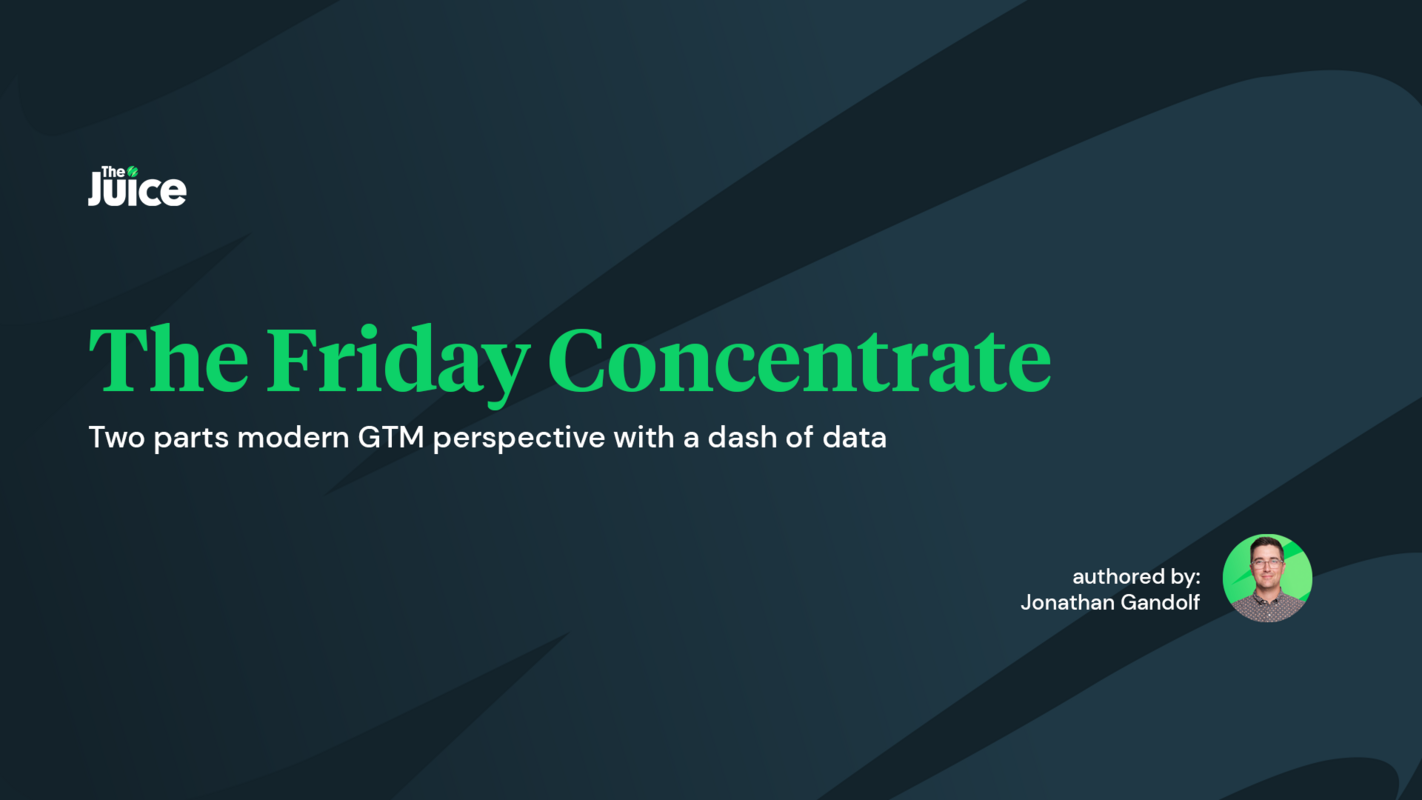 The Friday Concentrate #24: Trust Your Gut