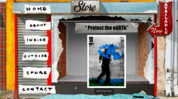 Creatively designed sales page for art prints - Swipe File