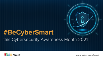 #BeCyberSmart this Cybersecurity Awareness Month 2021