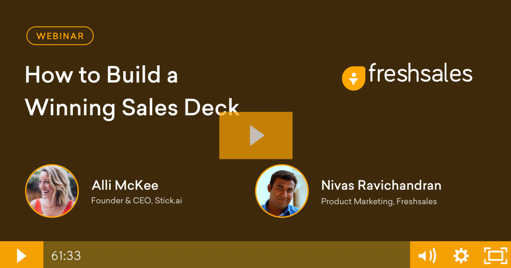How to Build a Winning Sales Deck - Webinar