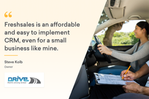 Small business CRM: Why Freshsales was the right choice for DRIVE - Freshworks CRM Blog