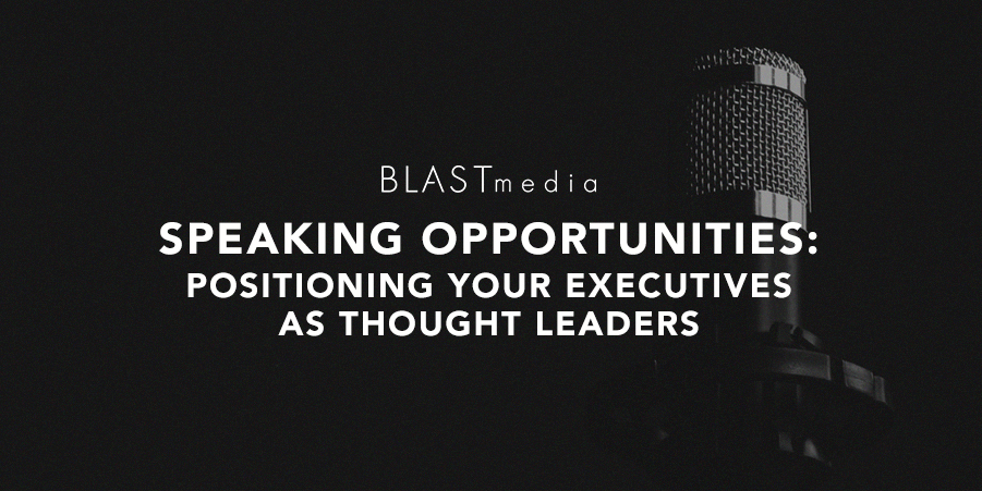 How Speaking Opportunities Can Help Build Thought Leadership