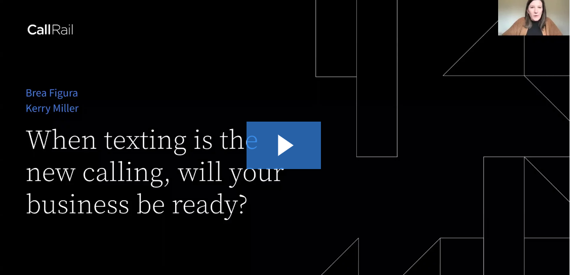 When texting is the new calling, will your business be ready?
