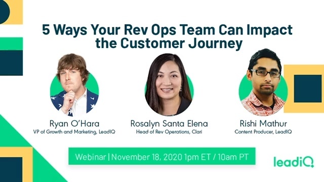 5 Ways Your Rev Ops Team Can Impact the Customer Journey