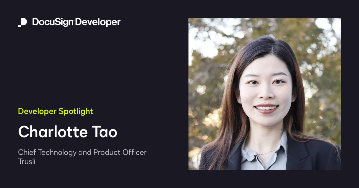 Developer Spotlight: Charlotte Tao, Trusli