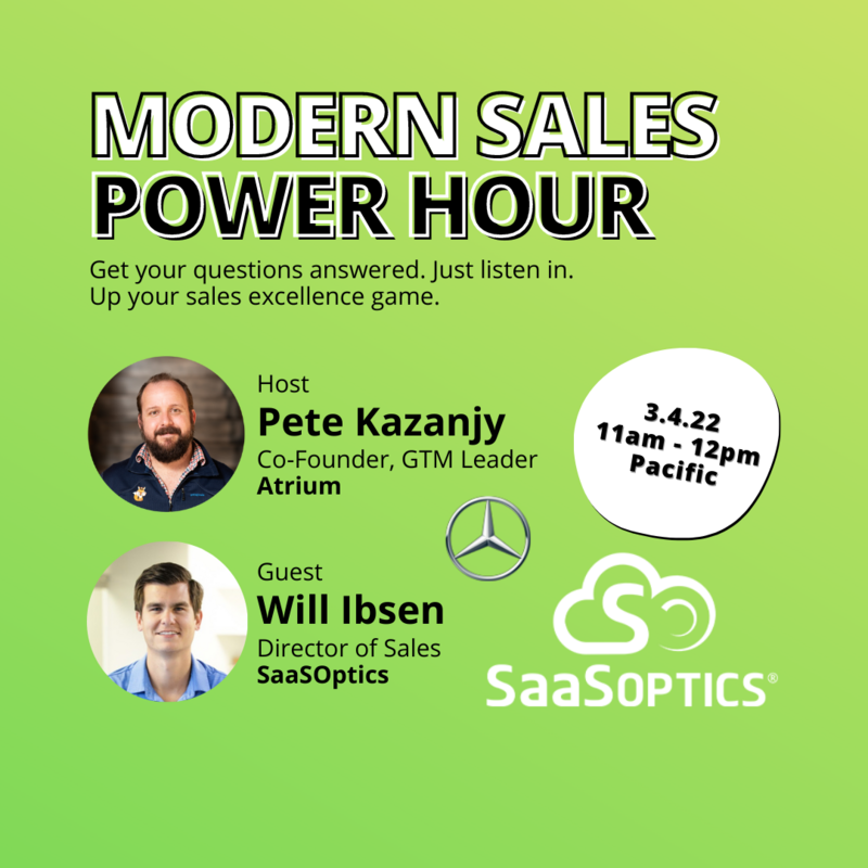 Modern Sales Power Hour with Will Ibsen