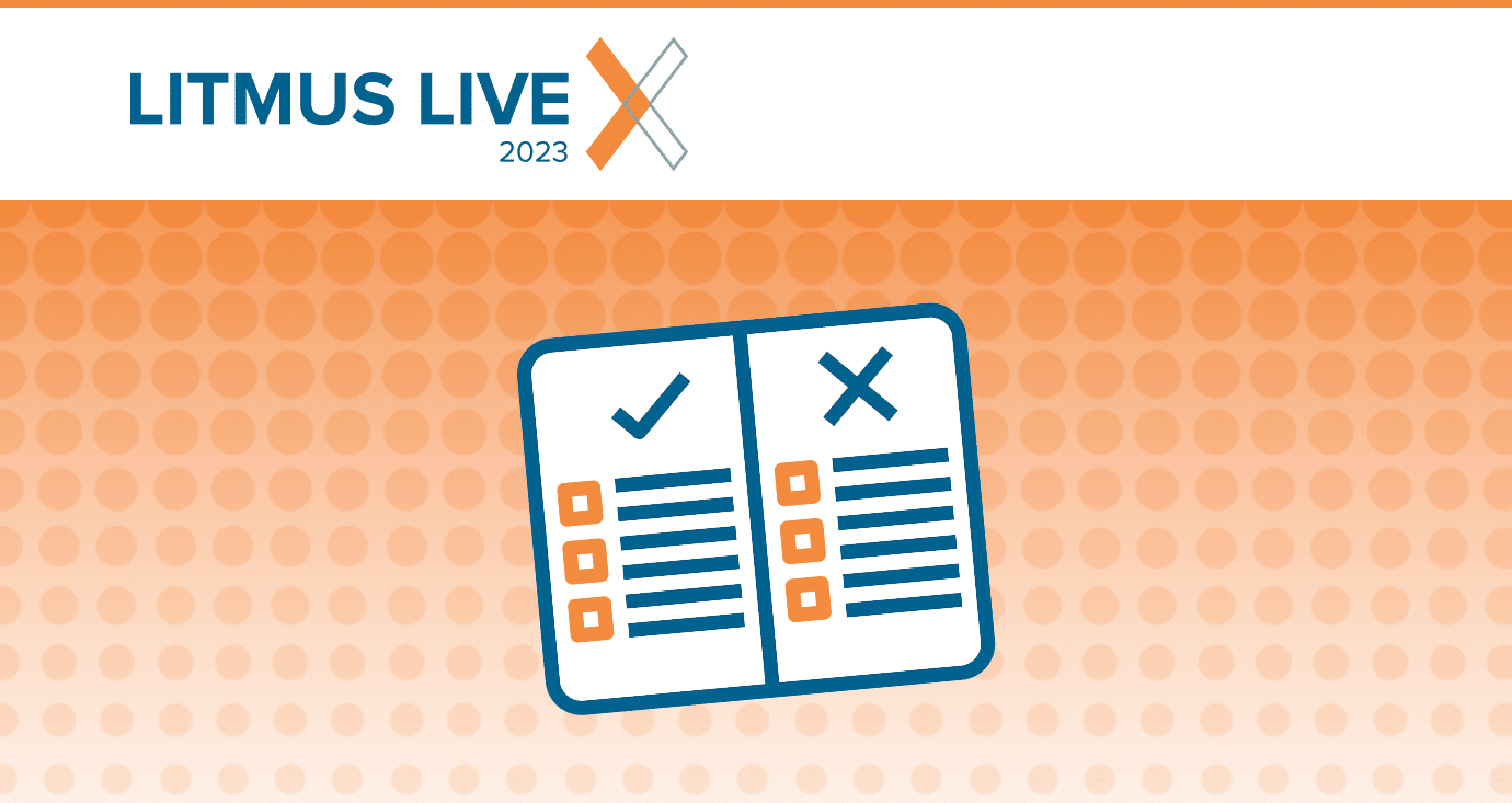 Litmus Live Behind the Scenes: Code of Conduct
