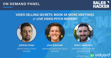 Video Selling Secrets: Book 4x More Meetings (+ Live Video Pitch Review)