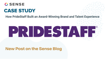 PrideStaff's Award-Winning Brand and Talent Experience with Sense