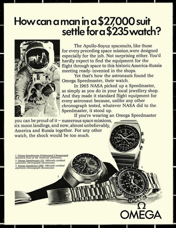 Omega Speedmaster Ad - Swipe File