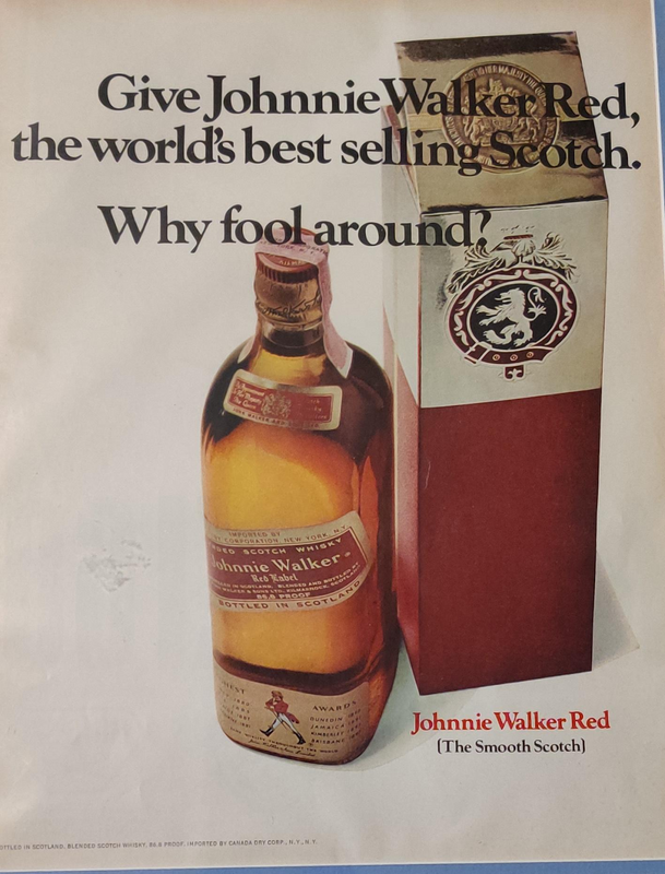 Give Johnny Walker holiday ad - Swipe File